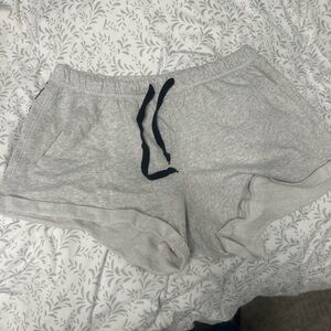 PINK Victoria's Secret Light Gray Lounge Shorts